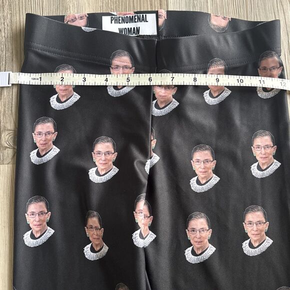 NWOT RBG Ruth Bader Ginsburg Leggings Phenomenal Woman Size Small - Picture 4 of 8